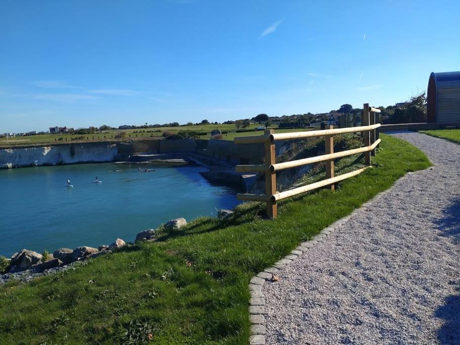 Spring Tide Cliff Top Glamping Pod With Direct Sea Views Birchington-on-Sea Exterior foto