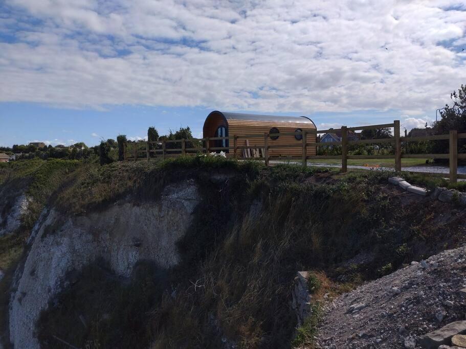 Spring Tide Cliff Top Glamping Pod With Direct Sea Views Birchington-on-Sea Exterior foto